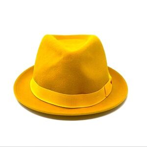 Wool Fedora women’s S/M yellow